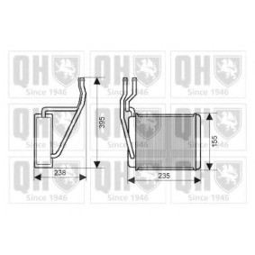 Acquista Scambiatore calore per riscaldamento abitacolo da QUINTON HAZELL QHR2169 a buon mercato per soli 104,76 €