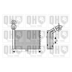 Acquista Scambiatore calore per riscaldamento abitacolo da QUINTON HAZELL QHR2189 a buon mercato per soli 119,12 €
