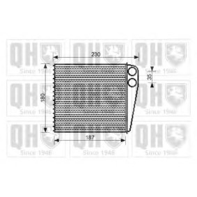 Acquista Scambiatore calore per riscaldamento abitacolo da QUINTON HAZELL QHR2192 a buon mercato per soli 104,76 €
