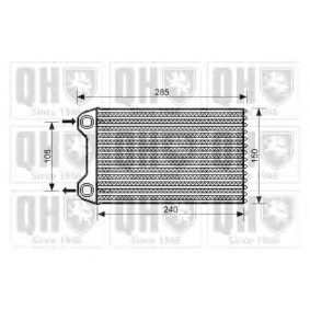 Acquista Scambiatore calore per riscaldamento abitacolo da QUINTON HAZELL QHR2193 a buon mercato per soli 103,05 €
