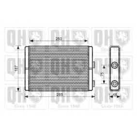 Acquista Scambiatore calore per riscaldamento abitacolo da QUINTON HAZELL QHR2219 a buon mercato per soli 118,50 €