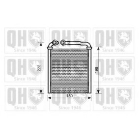 Acquista Scambiatore calore per riscaldamento abitacolo da QUINTON HAZELL QHR2228 a buon mercato per soli 106,47 €