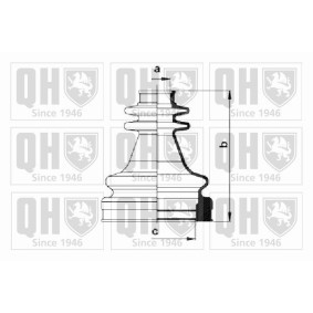 Achsmanschette des Herstellers QUINTON HAZELL - Originalware Artikelnummer: QJB1005