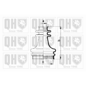 Achsmanschette des Herstellers QUINTON HAZELL - Originalware Artikelnummer: QJB213