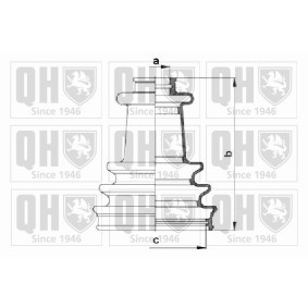 Achsmanschette des Herstellers QUINTON HAZELL - Originalware Artikelnummer: QJB284