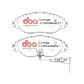 Comprar Juego zapatas freno de alto rendimiento de DBA Australia DB8849XP a bajo precio de 272,61 €