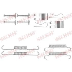 Köp Monteringssats för bromsbackar (parkeringsbroms) av QUICK BRAKE 105-0013 till det låga priset 76,70 kr