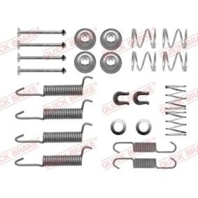 Comprar Juego de accesorios, zapatas de freno de estacionamiento de QUICK BRAKE 105-0016 a bajo precio de 9,18 €
