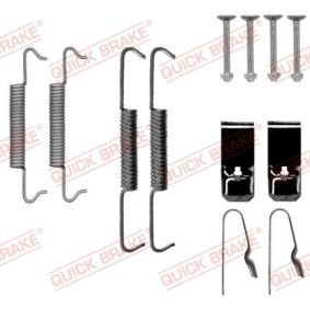 Comprar Juego de accesorios, zapatas de freno de estacionamiento de QUICK BRAKE 105-0027 a bajo precio de 9,48 €