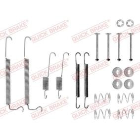 Comprar Juego de accesorios, zapatas de freno de QUICK BRAKE 105-0629 a bajo precio de 5,01 €