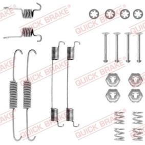 Comprar Juego de accesorios, zapatas de freno de QUICK BRAKE 105-0674 a bajo precio de 13,78 €
