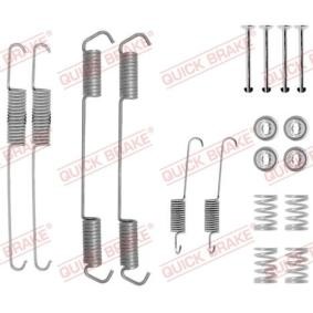 Comprar Juego de accesorios, zapatas de freno de QUICK BRAKE 105-0689 a bajo precio de 12,46 €