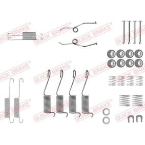 Compre Kit de accesorios de las zapatas de freno de QUICK BRAKE online para Hilux III Pick-up (_N3_, _N4_) a precios moderados