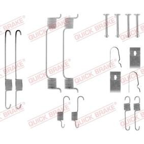 Comprar Juego de accesorios, zapatas de freno de QUICK BRAKE 105-0700 a bajo precio de 15,81 €
