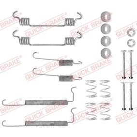 Comprar Juego de accesorios, zapatas de freno de QUICK BRAKE 105-0710 a bajo precio de 7,49 €