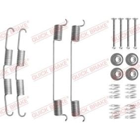 Köp Monteringssats, bromsbackar av QUICK BRAKE 105-0724R till det låga priset 222,22 kr