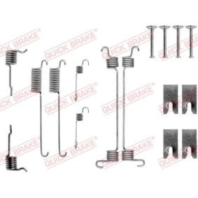 Comprar Juego de accesorios, zapatas de freno de QUICK BRAKE 105-0731 a bajo precio de 7,77 €