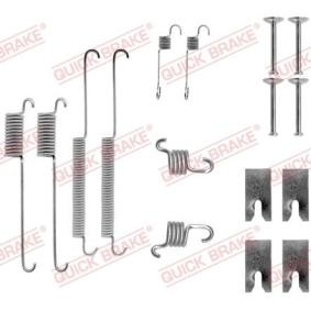 Comprar Juego de accesorios, zapatas de freno de QUICK BRAKE 105-0732 a bajo precio de 9,21 €