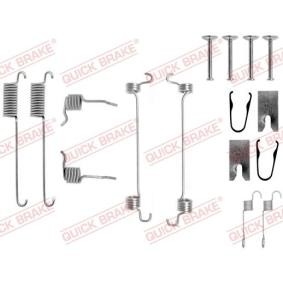 Comprar Juego de accesorios, zapatas de freno de QUICK BRAKE 105-0751 a bajo precio de 7,54 €