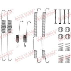 Köp Monteringssats, bromsbackar av QUICK BRAKE 105-0755 till det låga priset 130,72 kr