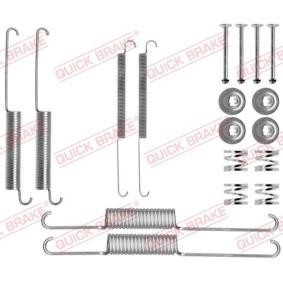 Comprar Juego de accesorios, zapatas de freno de QUICK BRAKE 105-0758 a bajo precio de 12,71 €