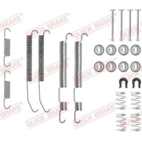 Comprar Juego de accesorios, zapatas de freno de QUICK BRAKE 105-0759 a bajo precio de 15,84 €