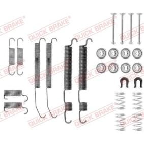 Comprar Juego de accesorios, zapatas de freno de QUICK BRAKE 105-0762 a bajo precio de 16,36 €