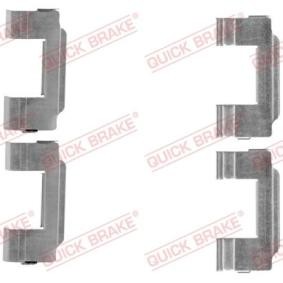 Köp Monteringssats, bromsbelägg av QUICK BRAKE 109-1646 till det låga priset 126,22 kr