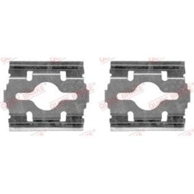 Köp Monteringssats, bromsbelägg av QUICK BRAKE 109-1657 till det låga priset 63,46 kr