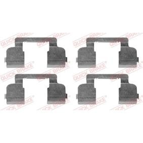 Zubehörsatz, Scheibenbremsbelag von QUICK BRAKE für CLIO II (BB0/1/2_, CB0/1/2_) günstig online kaufen