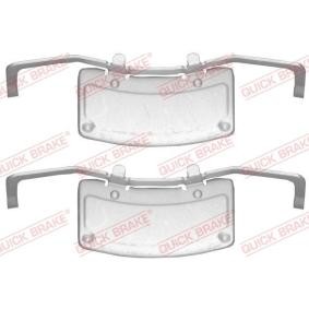 Osta QUICK BRAKE Jarrupalojen asennussarja netistä Phaeton (3D1, 3D2, 3D3, 3D4, 3D6, 3D7, 3D8, 3D9)-mallille edulliseen hintaan