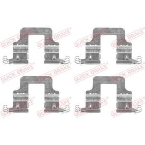 Compre Kit de acessórios, pastilhas de travão da QUICK BRAKE 109-1766 a um preço baixo por 7,44 €