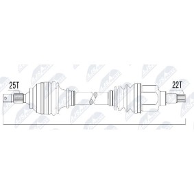 Comprar Árbol de transmisión de NTY NPW-CT-010 a bajo precio de 136,21 €