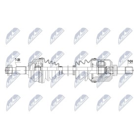 Comprar Árbol de transmisión de NTY NPW-CT-051 a bajo precio de 165,58 €