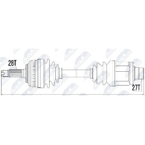Comprar Árbol de transmisión de NTY NPW-HD-036 a bajo precio de 170,34 €