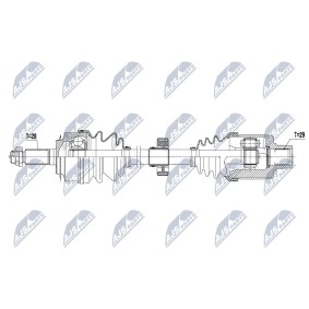 Comprar Árbol de transmisión de NTY NPW-HD-044 a bajo precio de 187,90 €