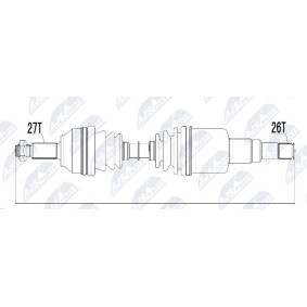 Comprar Árbol de transmisión de NTY NPW-JG-000 a bajo precio de 200,86 €