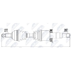 Comprar Árbol de transmisión de NTY NPW-JG-001 a bajo precio de 229,07 €