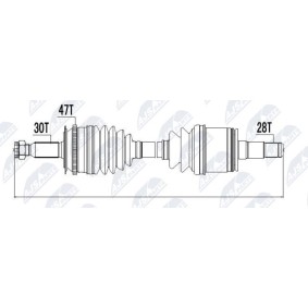 Comprar Árbol de transmisión de NTY NPW-MS-000 a bajo precio de 203,74 €