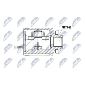 Comprar Juego de articulación, árbol de transmisión de NTY NPW-MS-028 a bajo precio de 63,25 €
