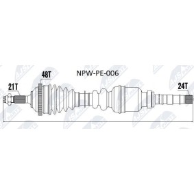 Comprar Árbol de transmisión de NTY NPW-PE-006 a bajo precio de 149,73 €