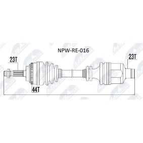 Comprar Árbol de transmisión de NTY NPW-RE-016 a bajo precio de 162,86 €
