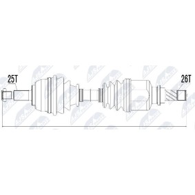 Comprar Árbol de transmisión de NTY NPW-RE-031 a bajo precio de 137,44 €