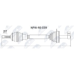 Comprar Árbol de transmisión de NTY NPW-RE-039 a bajo precio de 156,85 €