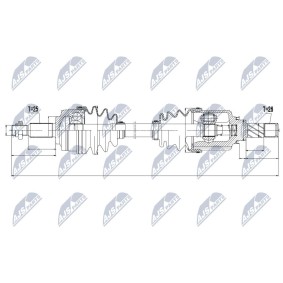 Comprar Árbol de transmisión de NTY NPW-RE-049 a bajo precio de 205,69 €