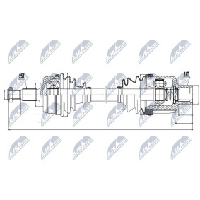 Comprar Árbol de transmisión de NTY NPW-RE-054 a bajo precio de 198,42 €