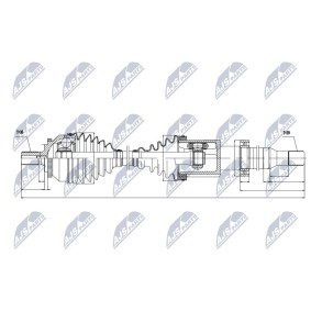 Comprar Árbol de transmisión de NTY NPW-VV-019 a bajo precio de 203,71 €