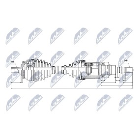 Comprar Árbol de transmisión de NTY NPW-VV-020 a bajo precio de 302,78 €