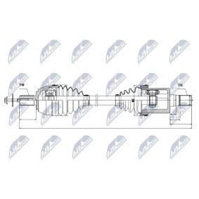 Comprar Árbol de transmisión de NTY NPW-VV-023 a bajo precio de 218,15 €