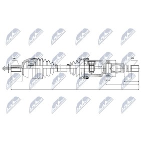 Comprar Árbol de transmisión de NTY NPW-VV-024 a bajo precio de 223,06 €